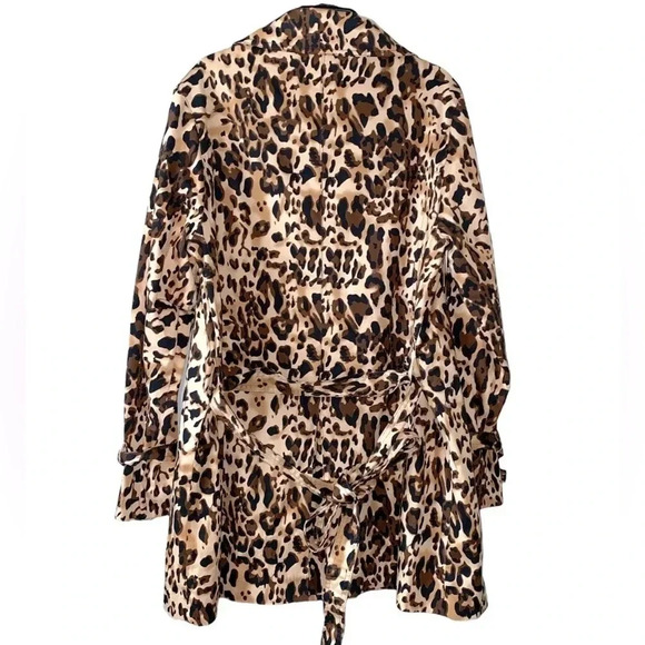 APPRAISAL | Women’s Leopard Print Long Jacket long-sleeves button down Size M - Picture 3 of 8